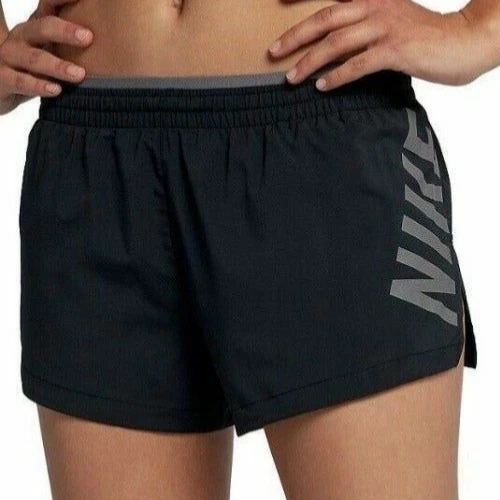 Nike Womens Shorts Black XL Running Track GX 3” Training Fitness Gym AH6088-010