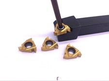 SER1212H16 CNC Threading Turning Tool Holder + 4Pcs 16ER 3/8 AG60 Carbide insert