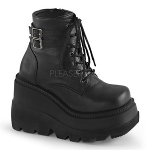vegan buckle boots