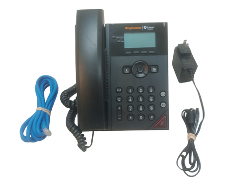 Polycom VVX 150 2-Line Business IP Desk Phone w/ Adapter + Stand + Eth. Cable - Picture 1 of 6