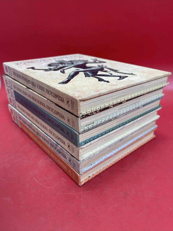 The Golden Home and High School Encyclopedia Missing 1-6  1961 Lot 6 - Image 2 of 4