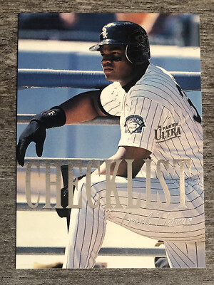 Frank Thomas 1996 Fleer Ultra Checklist White Sox #10  *A525*