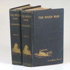 Winston Churchill - The River War, British second printing set, Longmans, 1900