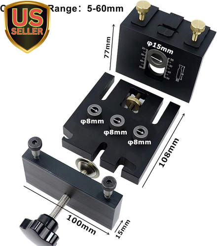 Kreg Pocket-Hole Jig® 740 PLUG Cutter Drill Guide Voor De 720 En 720 Pro Jig Compleet Met Boor Een Diepte Stop