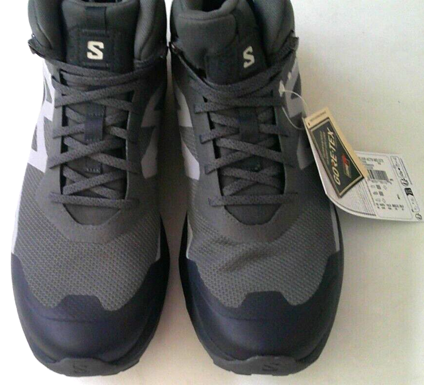 Scarpe Salomon Elixir Activ MID GTX 474568 uomo grigio nero 10 10 5 nuove