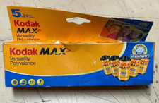 NOS SEALED Kodak MAX Versatility Polyvalence 400 Film 5 Rolls