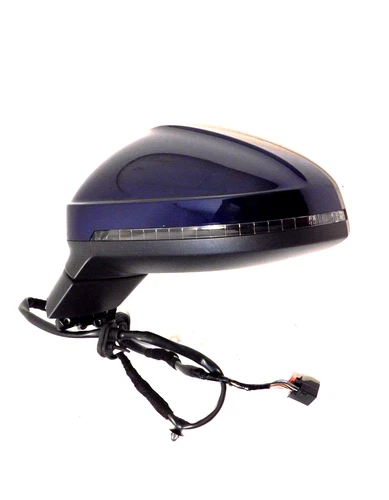 BLIND SPOT ALERT 20-23 Audi A3 DRIVER Mirror NAVARRA BLUE LEFT Door Side OEM