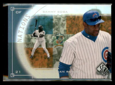 2000 SP Authentic #UN1 Sammy Sosa