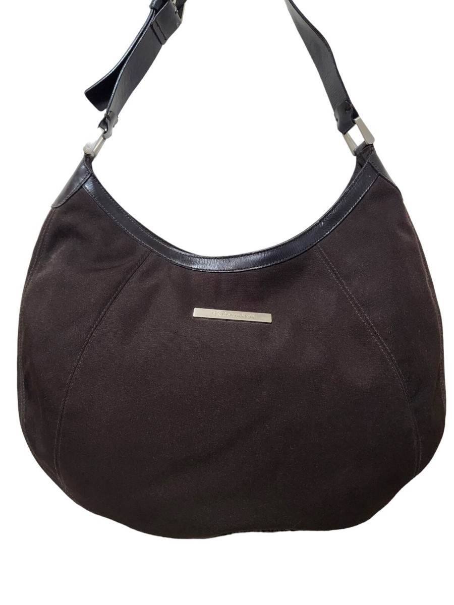 Calvin Klein Nylon Fabric Shoulderbag Handbag Hobo Purse