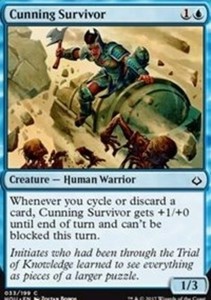 Cunning Survivor - Foil x1 - Hour of Devastation - NM-Mint, English - Hour of De
