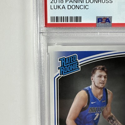 2018 Panini Donruss #177 Luka Doncic RC Rated Rookie PSA Mint 9 | eBay
