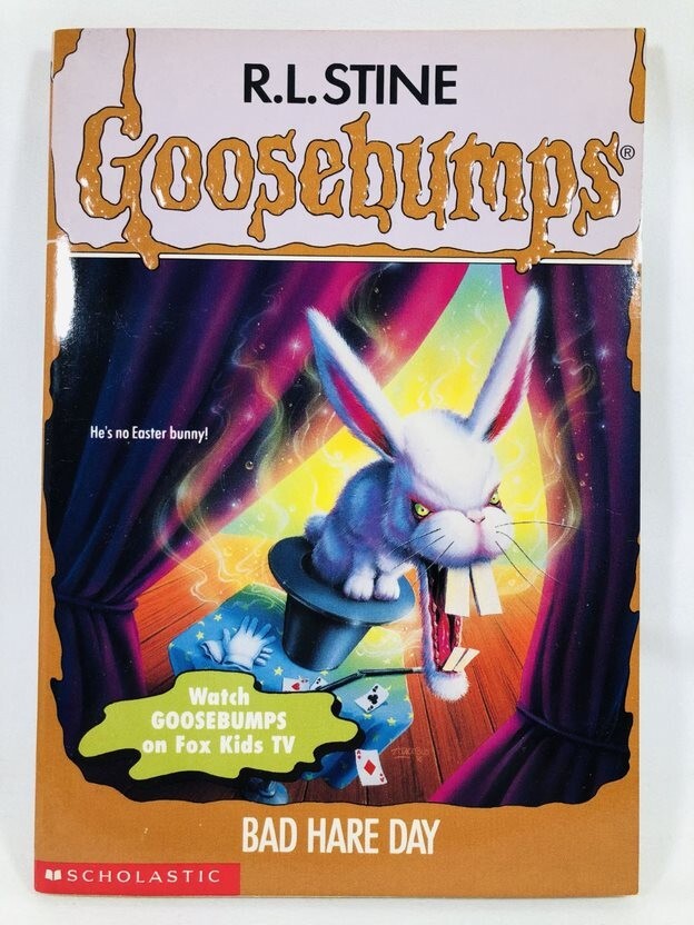 Goosebumps #41: Bad Hare Day by R. L. Stine : GOOD : 1st