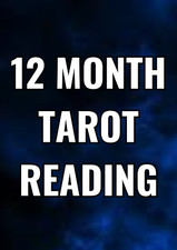 12 Month Tarot Reading – Psychic Guidance & Insight - Same Day