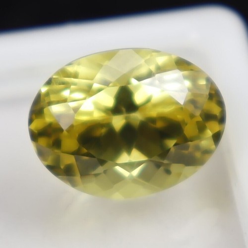Natural Ceylon Yellow Sapphire Faceted GIE Certified 9.75 Ct Loose Gemstone 526 - Picture 5 of 7