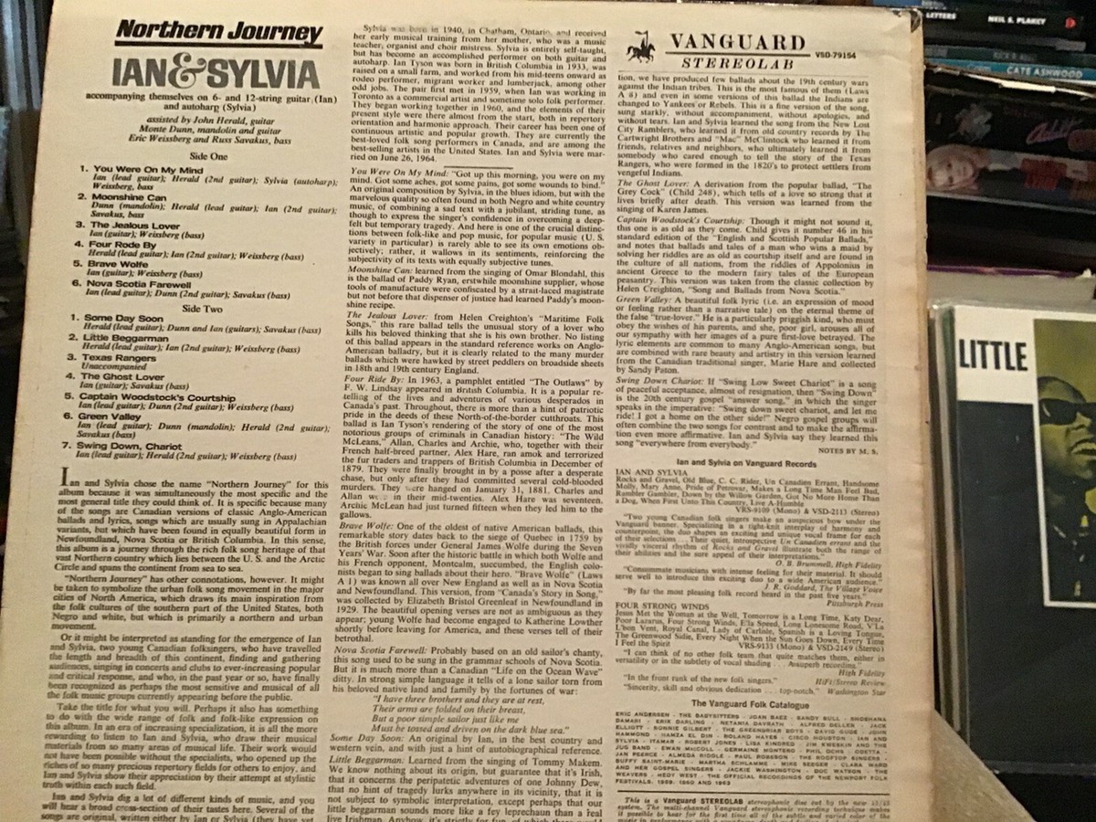 IAN & SYLVIA * NORTHERN JOURNEY LP * 1964 * VANGUARD LABEL