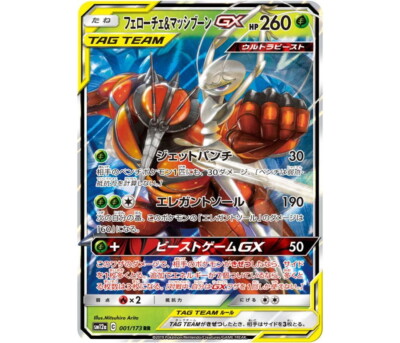 ポケモンカード ポケカ EX GX TAG TEAM SR RR プロモ Pokemon Card Japanese Ferrothorn & Obstagoon GX 001/173 RR TAG