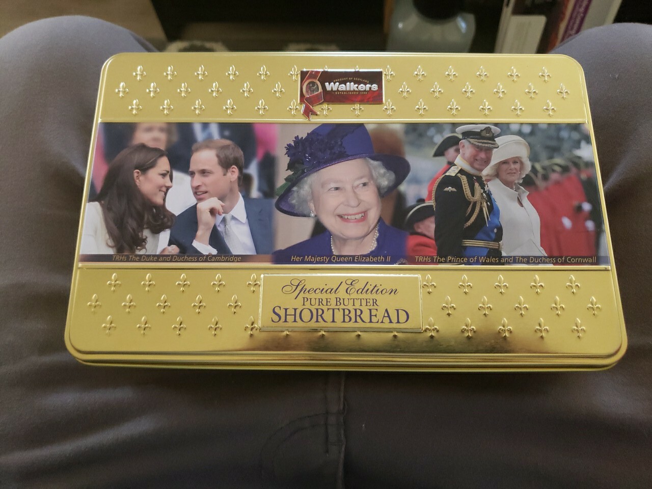 QUEEN ELIZABETH Walkers Special Edition Shortbread Tin 65th Ann. Coronation eBay