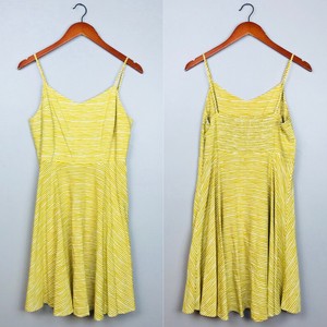 yellow spaghetti strap sundress