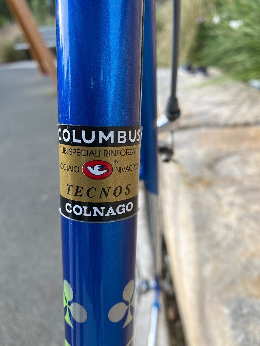 Autocollants à fourche blanche Colnago Star Carbon Columbus Mapei X2