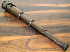 16" Telescope Marine Nautical Spyglass Black Antique Finish Brass Pirate Scope