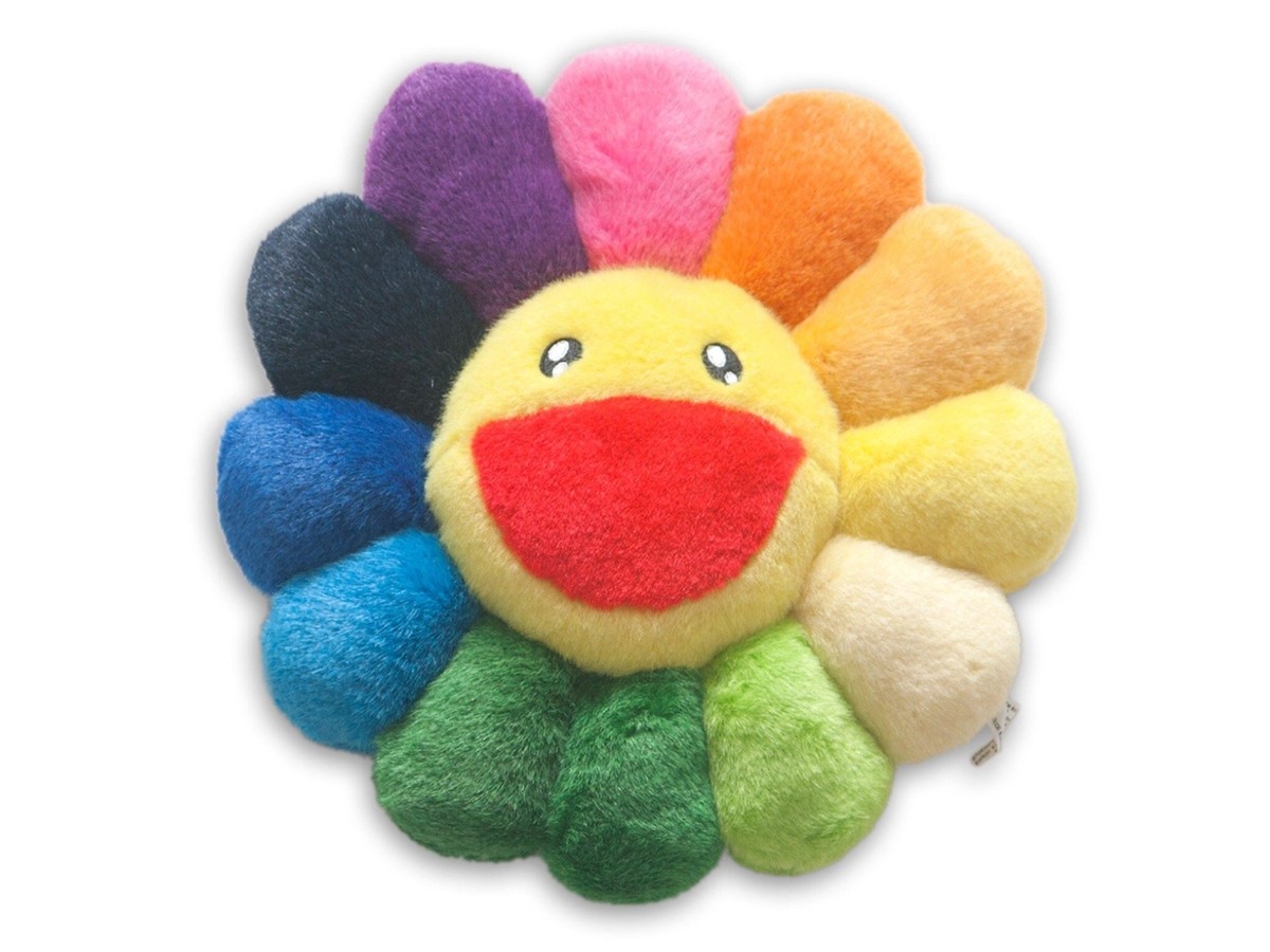 キャラクターグッズ Supreme - kaikaikiki Flower Cushion Rainbow&amp;Black Takashi Murakami - Flower cushion (rainbow and black) -Plush