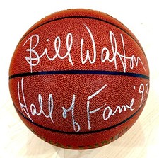Bill Walton Signed Full Size Basketball COA Hall Of Fame 1993 Auto FS Spalding