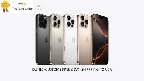 Apple iPhone 16 Pro Physical SIM Card Tray-USA 2 DAY SHIP 128GB 256GB 512GB 1TB - 第 1/19 張圖片
