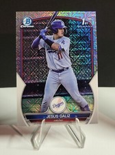 2023 Bowman Chrome Jesus Galiz 1st Mojo Refractor Los Angeles Dodgers #BCP-187