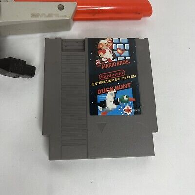 Nintendo NES Zapper Orange Light Gun Plus Super Bros Duck Hunt Juego | eBay