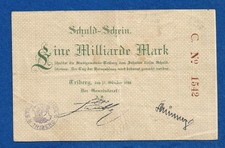 07 033 Notgeld Stadt Triberg 1 Milliarde Mark, 15.10.1923
