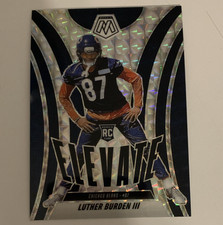 Panini 2025 Mosaic Luther Burden III Chicago Bears Elevate Rookie #87 Card
