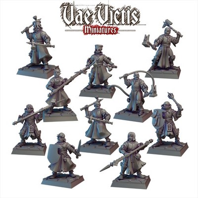 Vae Victis 28mm Zealous Nuns  Warband for Mordheim, D&D, Frostgrave