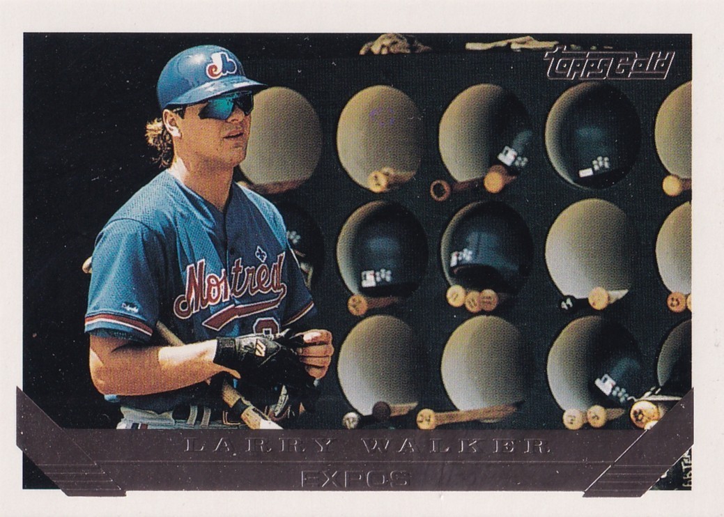 1993 Topps - Larry Walker #95 Gold