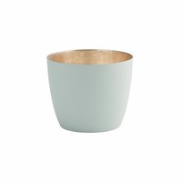 Gift Company Windlicht Madras M, Teelichthalter, Kerzenhalter, Eisen Pastellblau