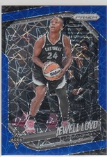 2025 Panini Prizm WNBA Parallel Blue Velocity JEWELL LOYD #57 Aces