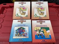 Lot 4 The World of Teddy Ruxpin HC Books NO Tapes B10