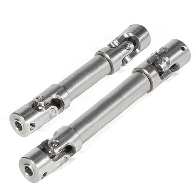 2pcs Universal Joint Driveshaft for 1/18 RC Rock Crawler Axial UTB18 Capra Un...
