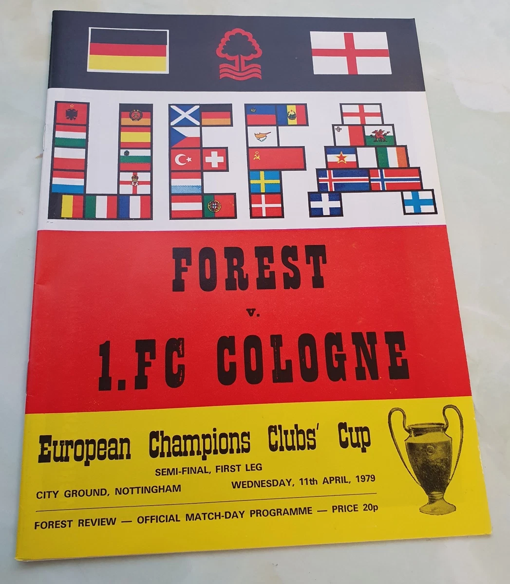Programme Foot Nottingham Forest Vs Middlesbrough (Saison 1979-1980, Daté 15/12/1979)