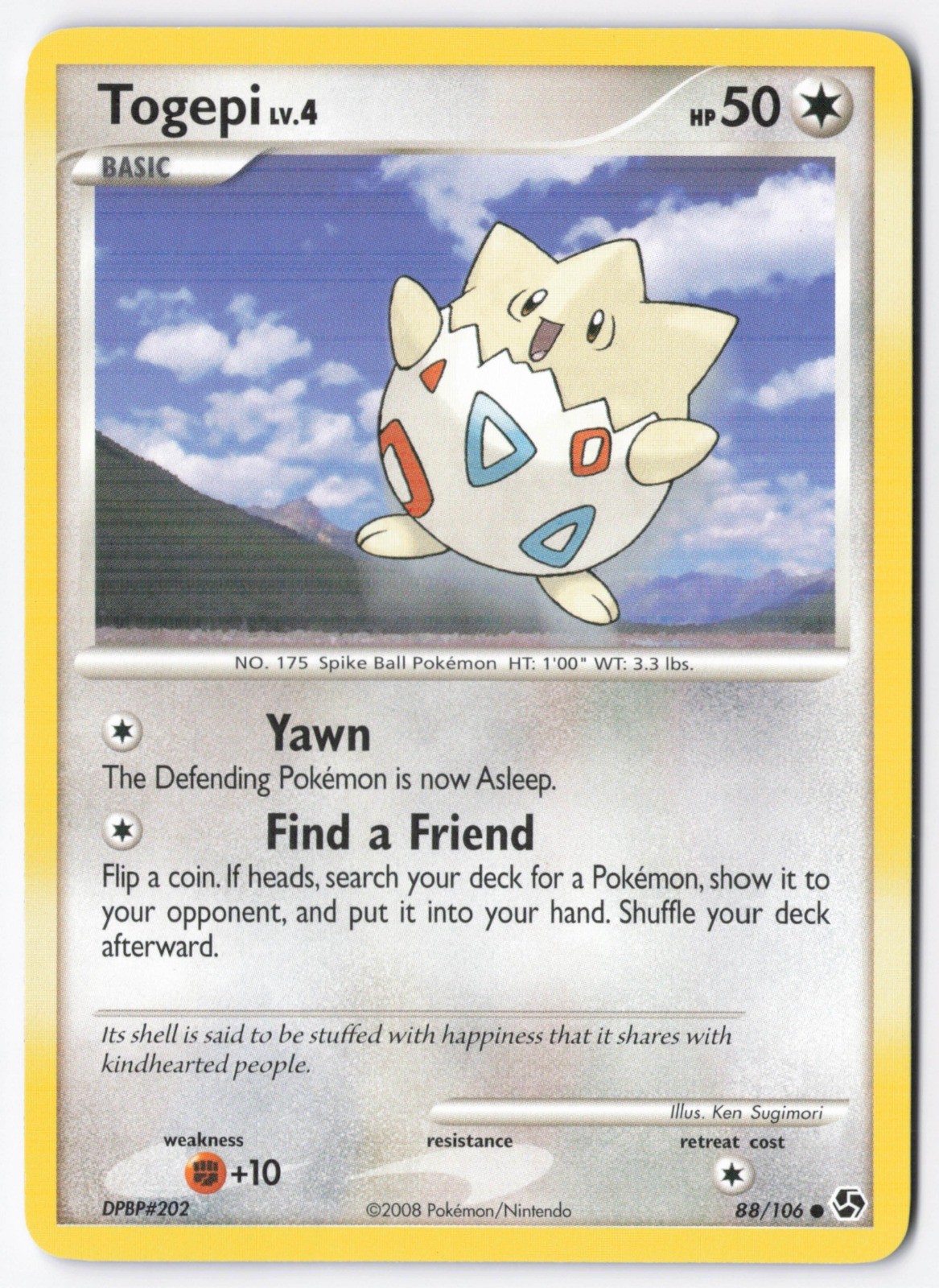 Togepi Common Great Encounters 88/106 LP