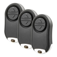 3 Garage Door Opener 2btn Remote Mini Black For Universal Chamberlain Mc100-p2
