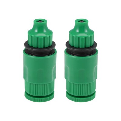 2pcs Hose Tap Connector G1/2 Thread Faucet Nozzle Quick Connect Adapter Fitting