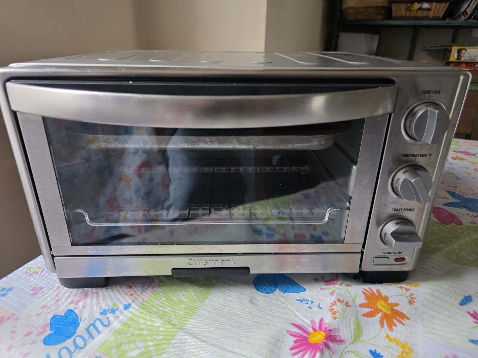 Cuisinart Toaster Oven Broiler 1800-Watt Stainless Steel TOB-1010 Tested.
Opens in a new window or t