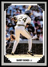 Barry Bonds 1991 Leaf #261 Pirates MLB READ FREE SHIPPING AutographDen