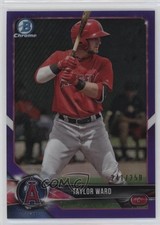 2018 Bowman Chrome Prospects Purple Refractor 241/250 Taylor Ward #BCP29 7i6