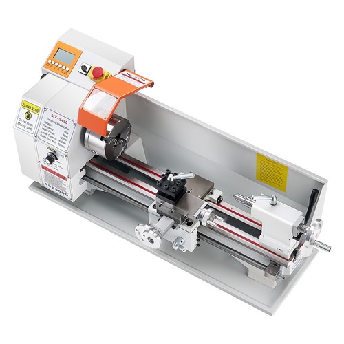 VEVOR 1250 W 2500 RPM Torno de Metal de 220 x 450 mm con Alimentación Automática - Imagen 11 de 12