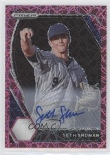 2021 Panini Prizm Draft Picks Pink Velocity Seth Shuman #PDP208 Auto 0p0