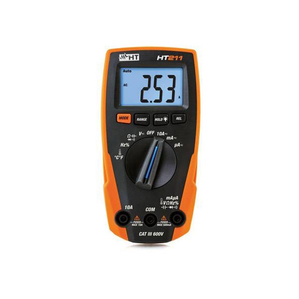 HT Instruments Digital Multimeter CAT III 600 V 4000-count Display