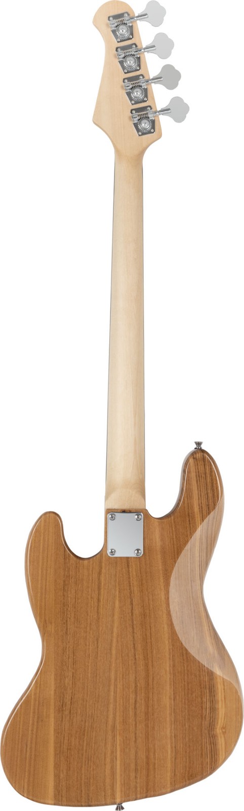 Basso elettrico 4 corde jazz design basso 2 single coil pickup frassino naturale 20 fasci foto 2
