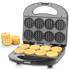 Finemade Mini Waffle Maker, Mini Waffle Iron, Waflera Electrica, Small Waffle Ma