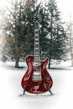 Knaggs Kenai Trem/Octane Red Metallic/Full Maple Binding